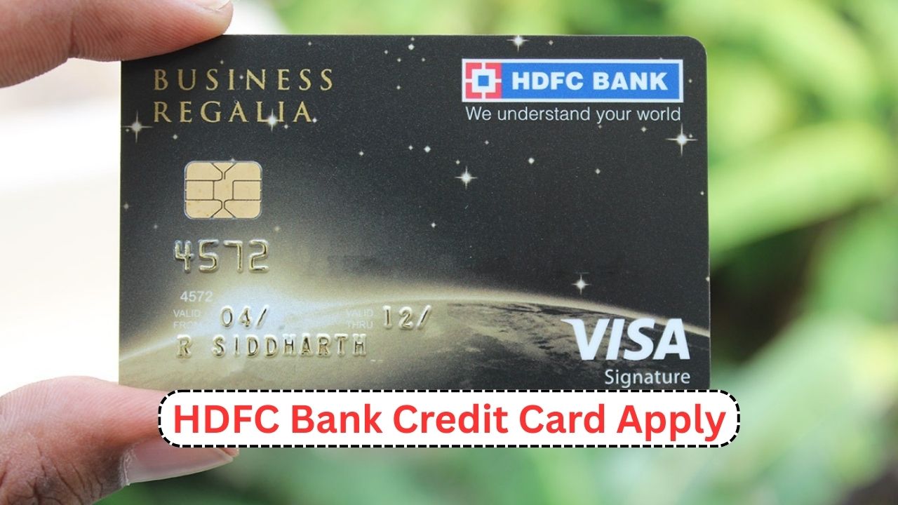 HDFC बैंक क्रेडिट कार्ड अप्लाई ऑनलाइन प्रोसेस