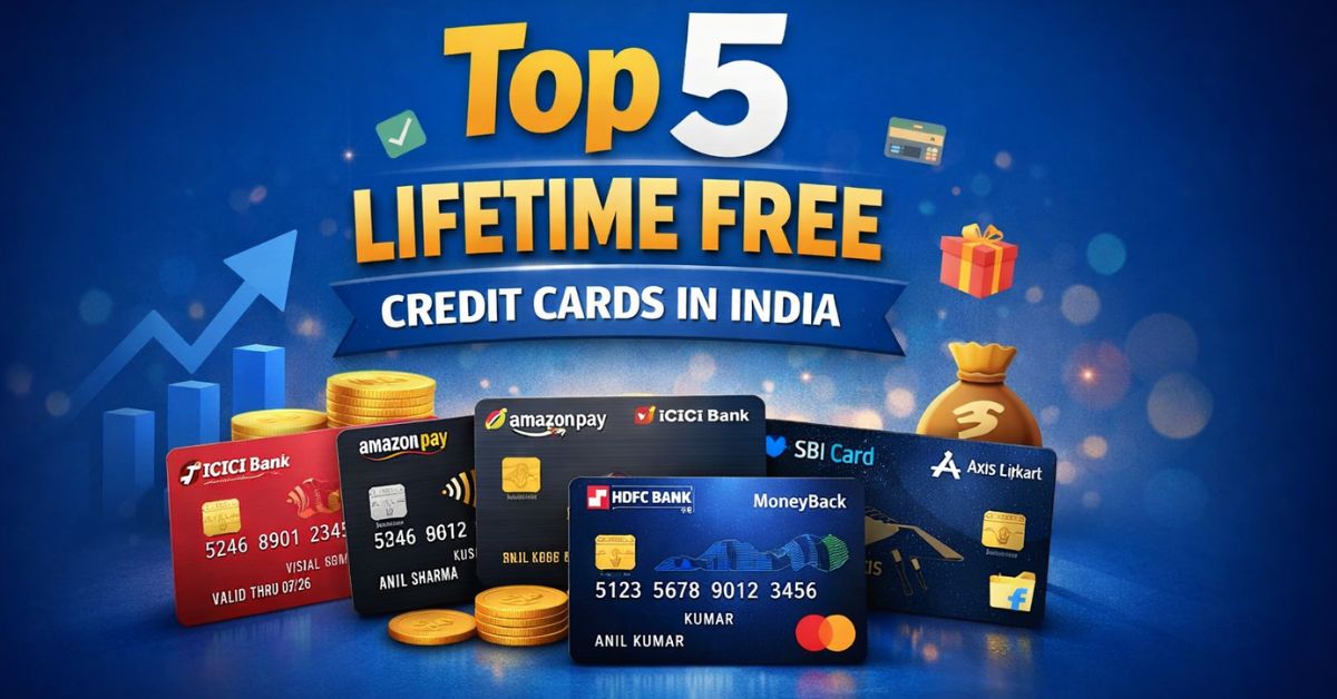 Top 5 Lifetime Free Credit Card in India