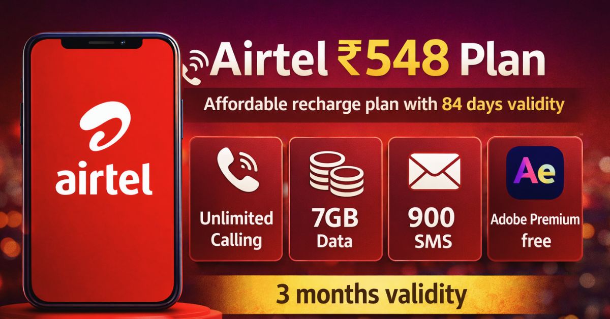 Airtel ₹548 Plan