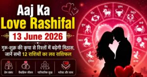 Aaj Ka Love Rashifal 13 June 2026