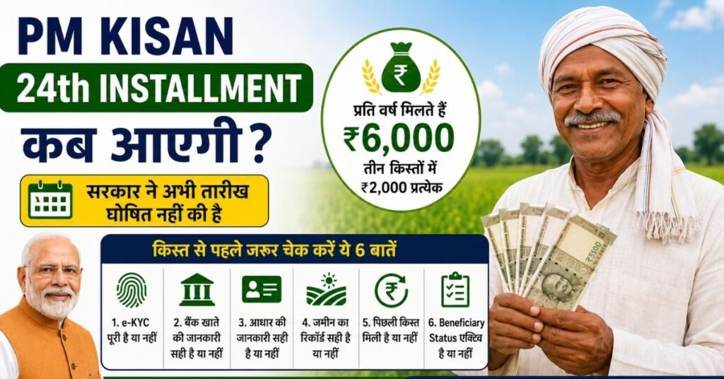 PM Kisan 24th Installment